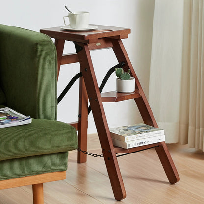 Foldable Step Stool and Counter Stool in One - Square Top - Habitature