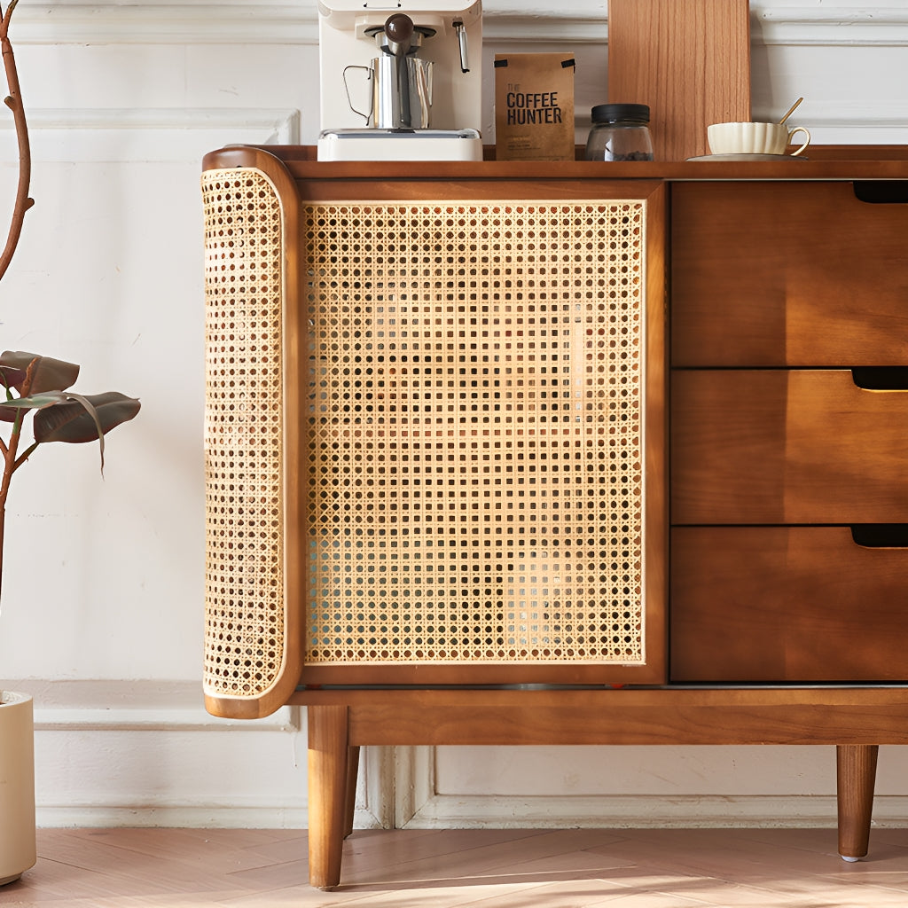 Rattan Sideboard Buffet - Habitature