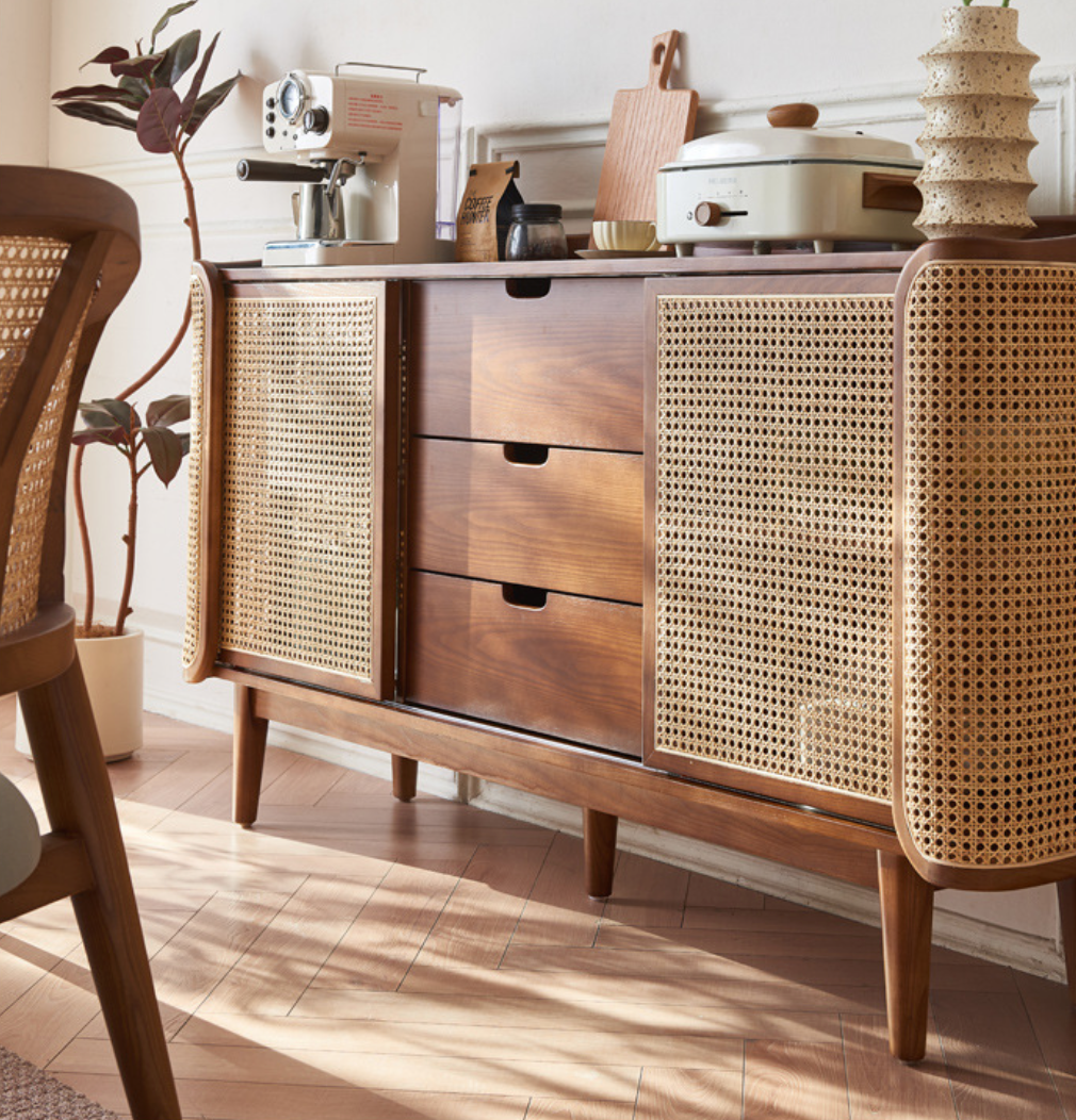 Rattan Sideboard Buffet - Habitature