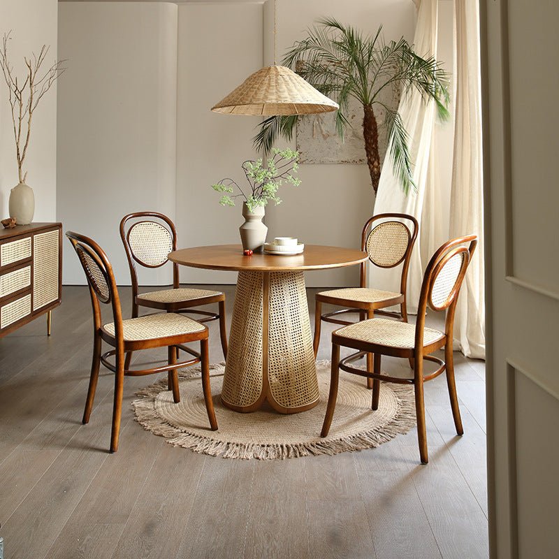 Rattan Dining Chairs and Table - Habitature