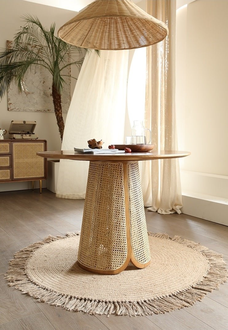 Rattan Dining Chairs and Table - Habitature