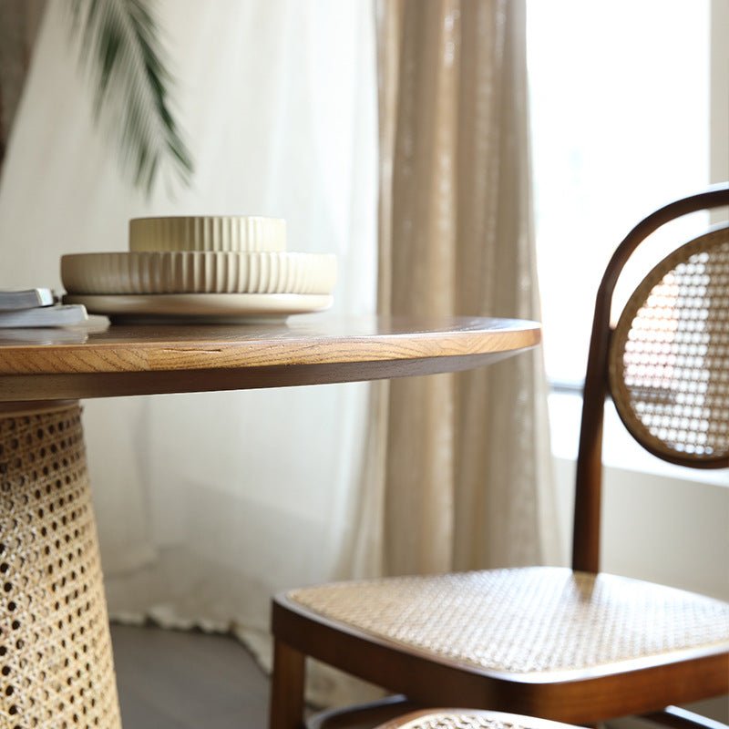 Rattan Dining Chairs and Table - Habitature