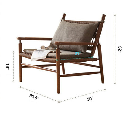 Lounge Chair With Cushion Included - Habitature