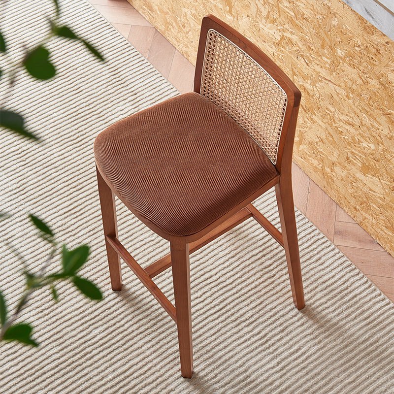 Rattan Bar Stool - Habitature