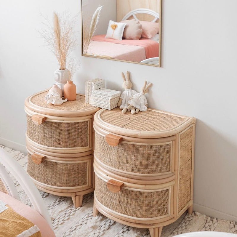 Rattan Night Stand - Habitature